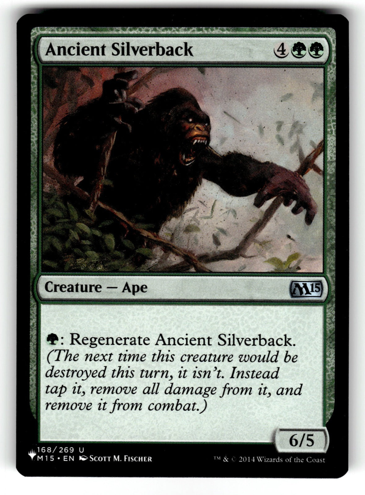 Ancient Silverback – 168/269 LIST: The List Reprints U NM