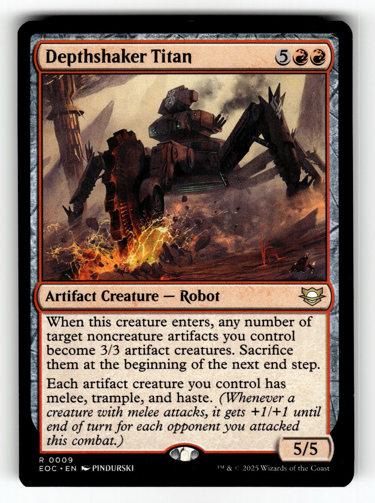 Depthshaker Titan – 9 EOC: Commander: Edge of Eternities R NM