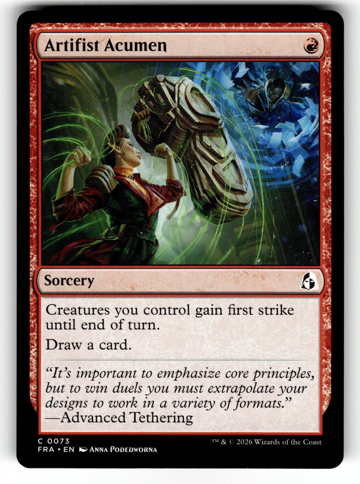 Artifist Acumen – 73 FRA: Reality Fracture C NM