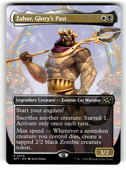 Zahur, Glory's Past (Borderless) – 370 DFT: Aetherdrift R NM