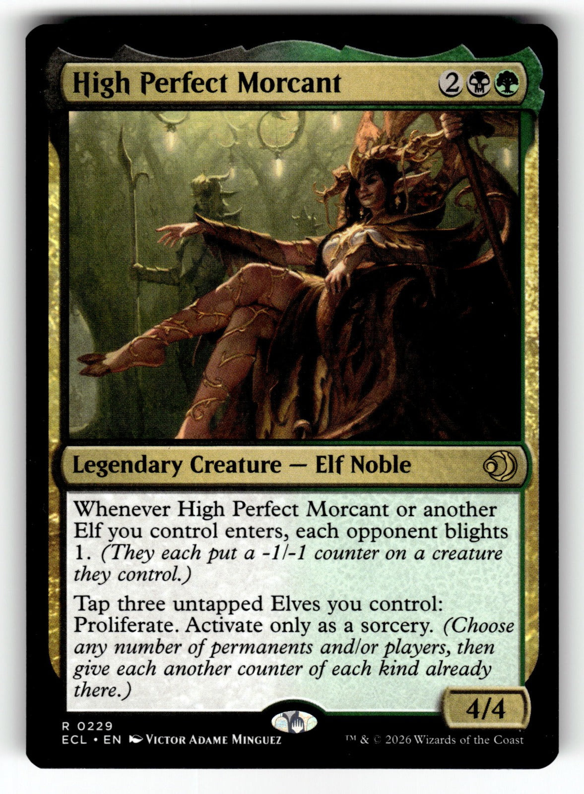 High Perfect Morcant – 229 ECL: Lorwyn Eclipsed R NM