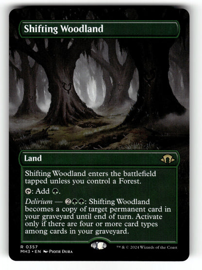 Shifting Woodland (Borderless) – 357 MH3: Modern Horizons 3 R NM