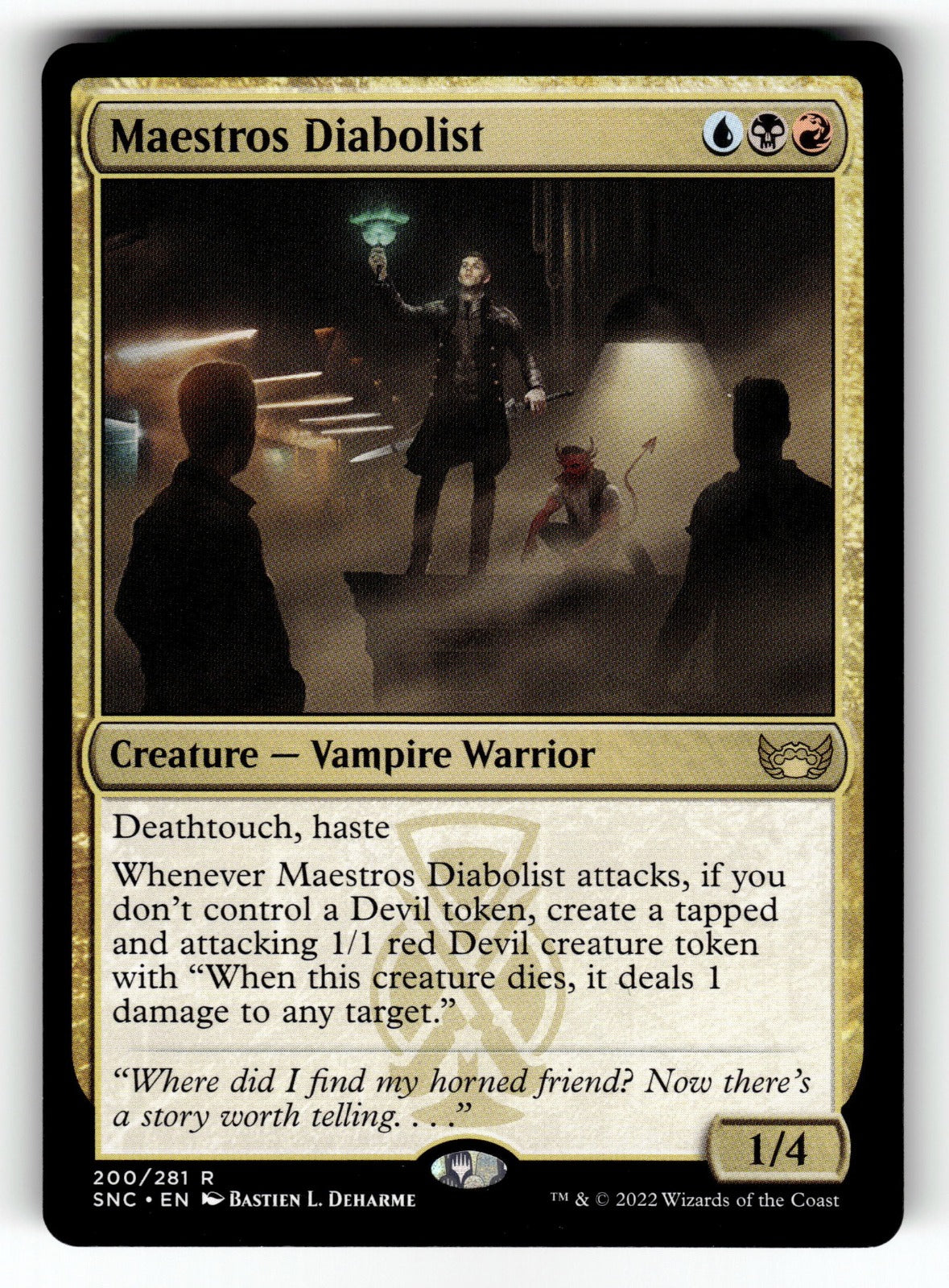 Maestros Diabolist – 200 PRE: Prerelease Cards R FoilNM
