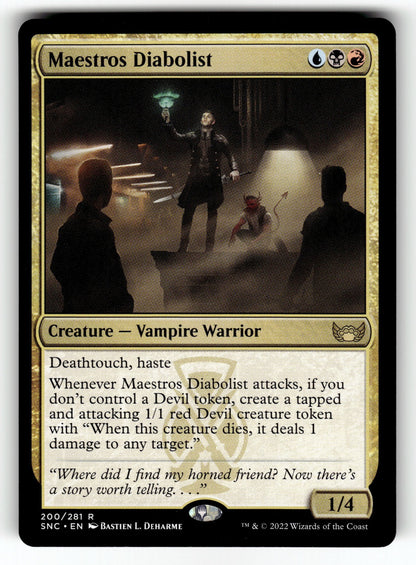 Maestros Diabolist – 200 PRE: Prerelease Cards R FoilNM