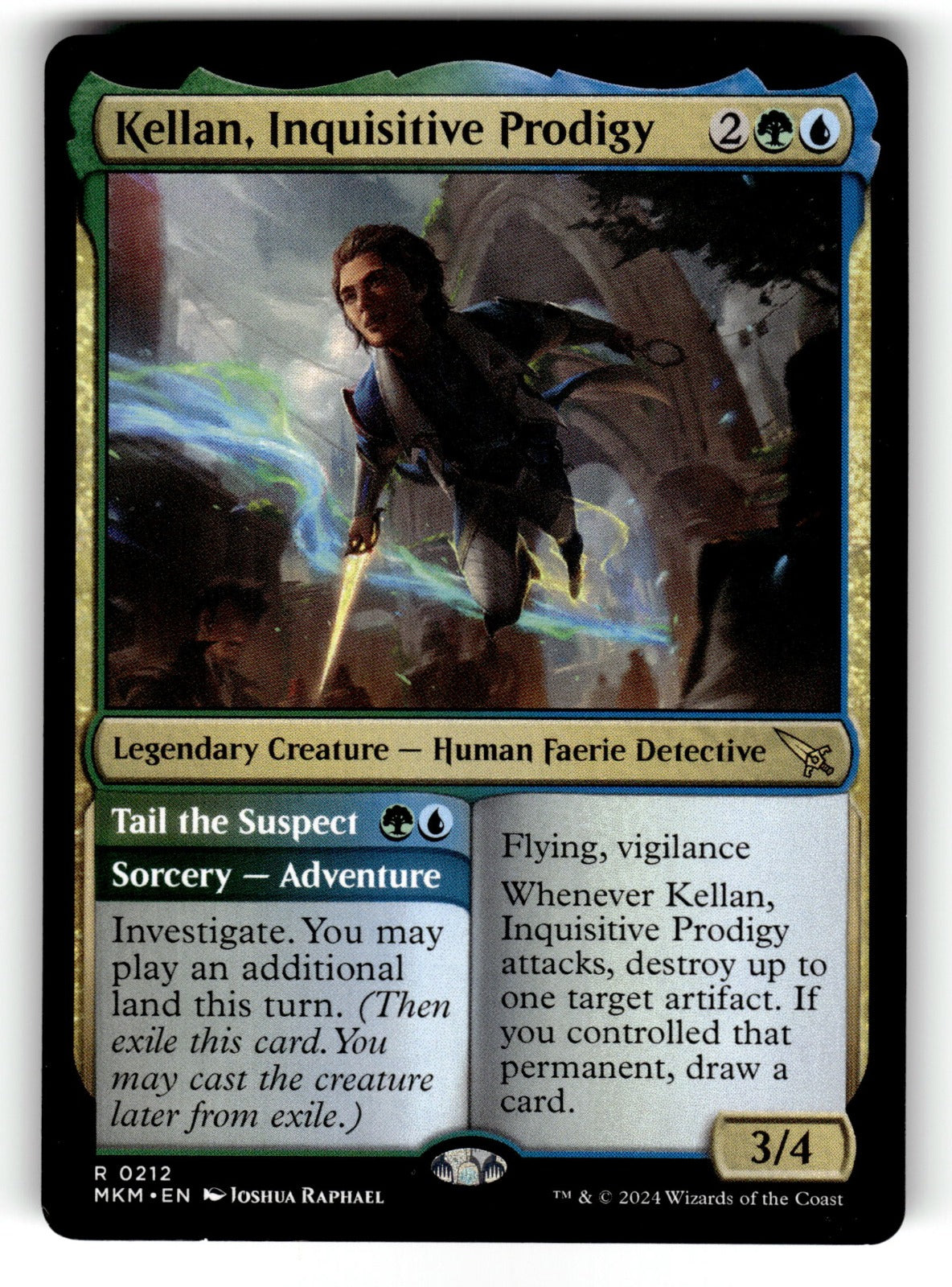 Kellan, Inquisitive Prodigy – 212 MKM: Murders at Karlov Manor R NM