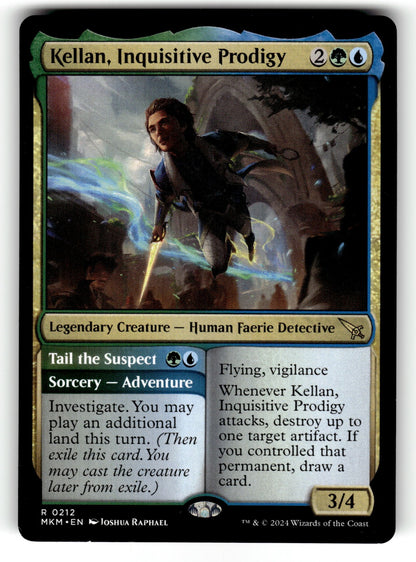 Kellan, Inquisitive Prodigy – 212 MKM: Murders at Karlov Manor R NM