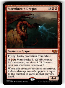 Stormbreath Dragon – 237 TDC: Commander: Tarkir: Dragonstorm M NM