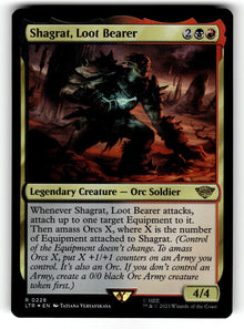 Shagrat, Loot Bearer – 228 LTR: Universes Beyond: The Lord of the Rings: Tales of Middle-earth R Foil NM