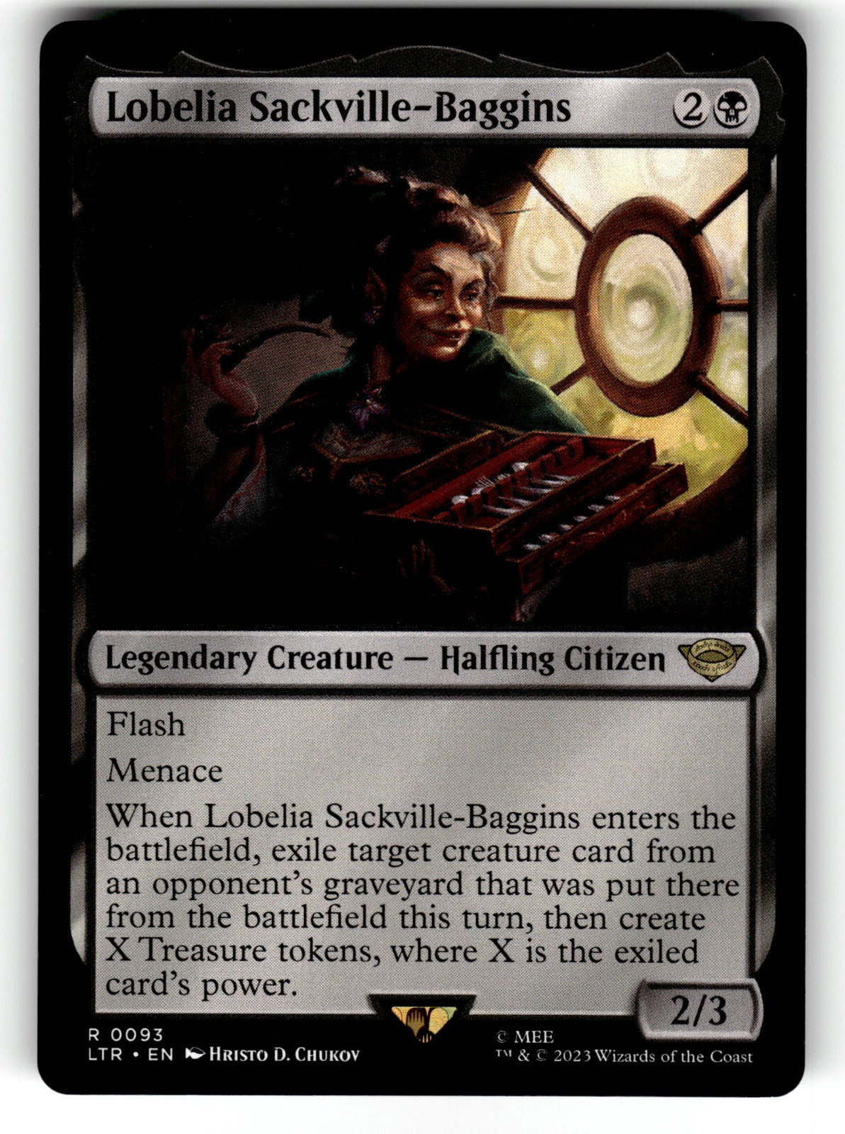 Lobelia Sackville-Baggins – 93 LTR: Universes Beyond: The Lord of the Rings: Tales of Middle-earth R NM