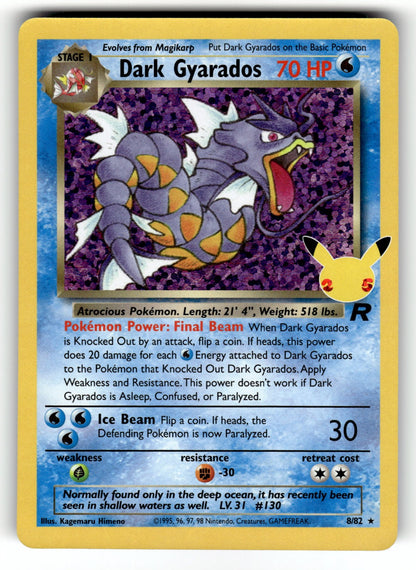 Dark Gyarados – 8/82 CCC: Celebrations: Classic Collection Classic Collection Holo NM