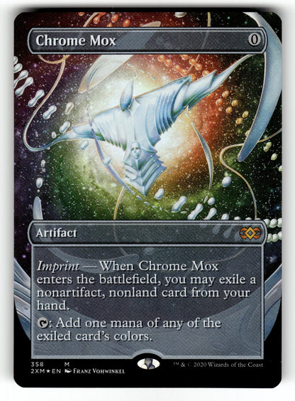 Chrome Mox (Borderless) – 358 2XM: Double Masters M Foil LP