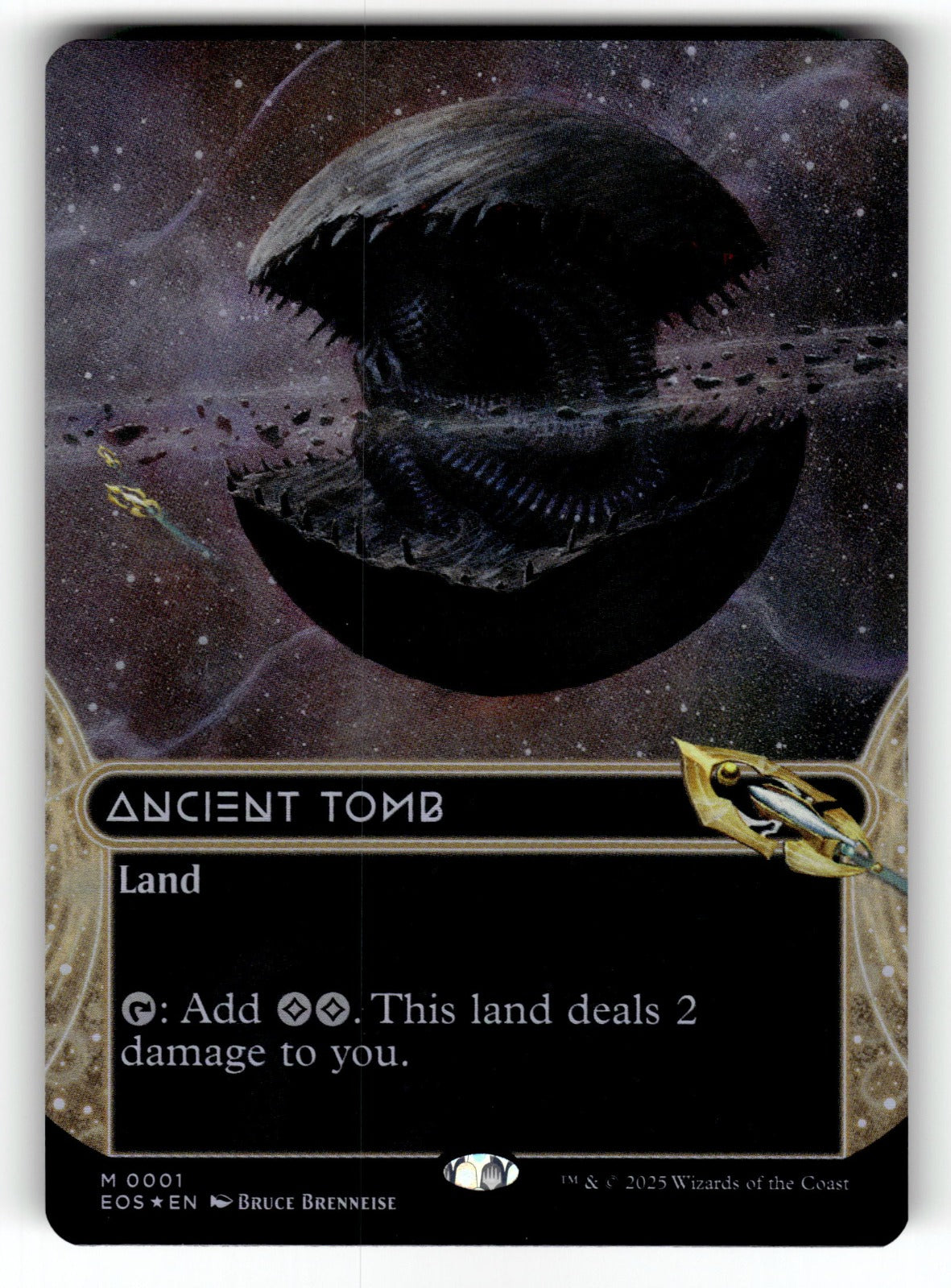 Ancient Tomb (Borderless) – 1 EOS: Edge of Eternities: Stellar Sights M Foil NM