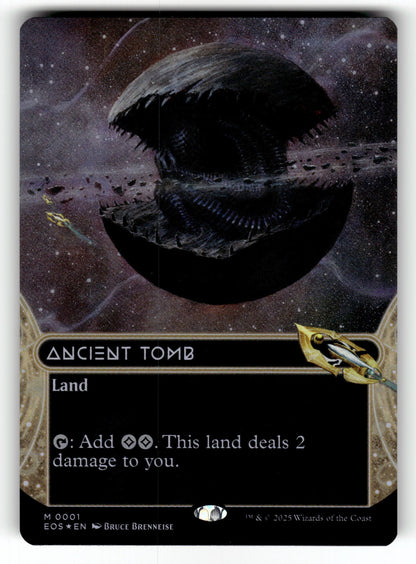 Ancient Tomb (Borderless) – 1 EOS: Edge of Eternities: Stellar Sights M Foil NM