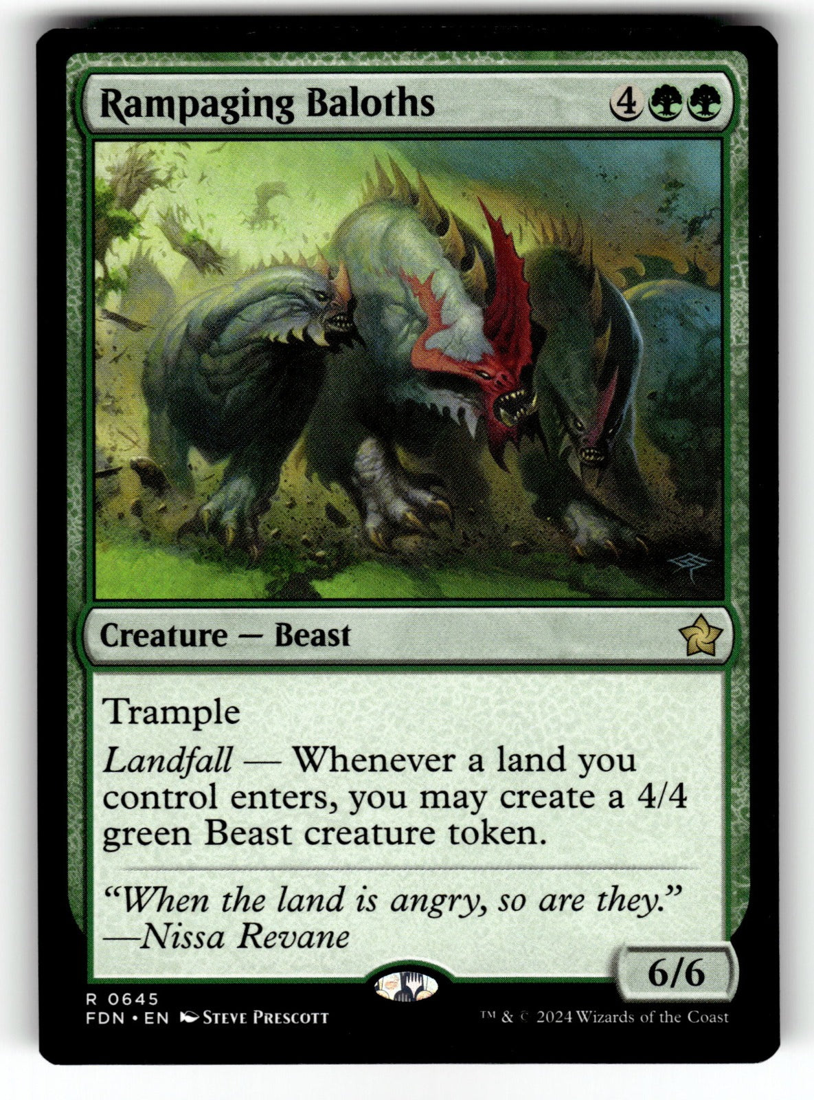 Rampaging Baloths – 645 FDN: Foundations R NM