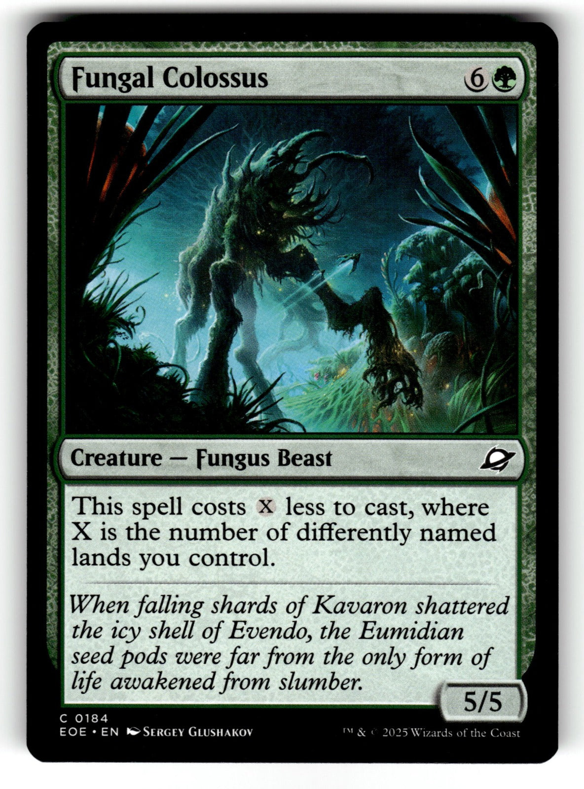 Fungal Colossus – 184 EOE: Edge of Eternities C NM