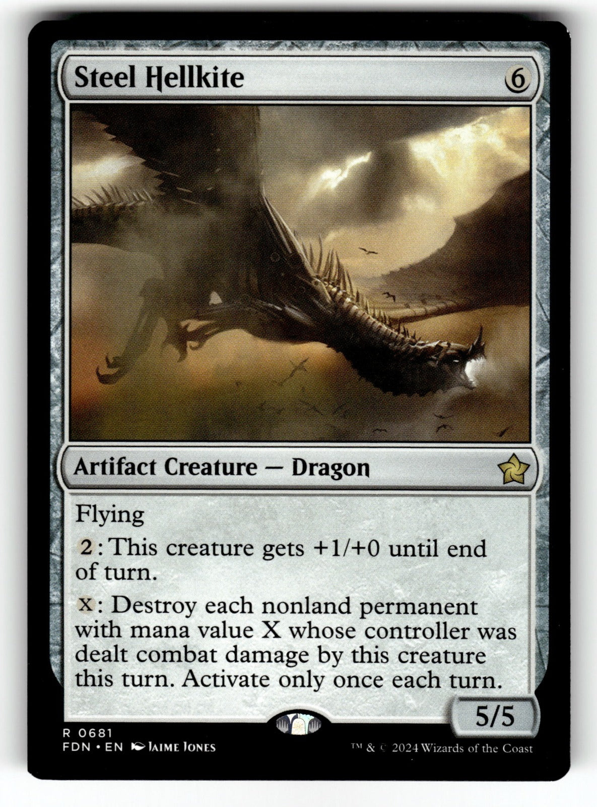 Steel Hellkite – 681 FDN: Foundations R NM