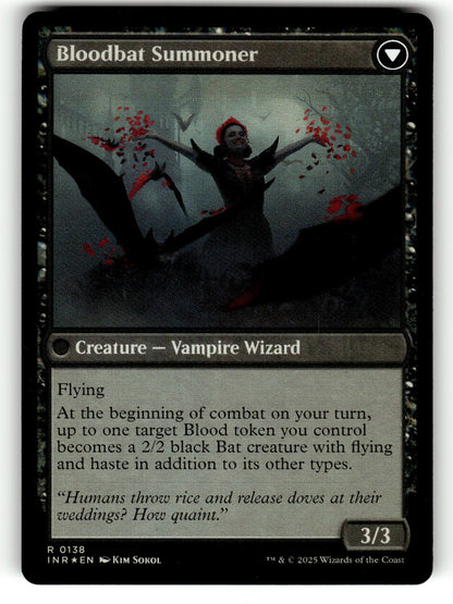 Voldaren Bloodcaster – 138 INR: Innistrad Remastered R Foil NM (Back)