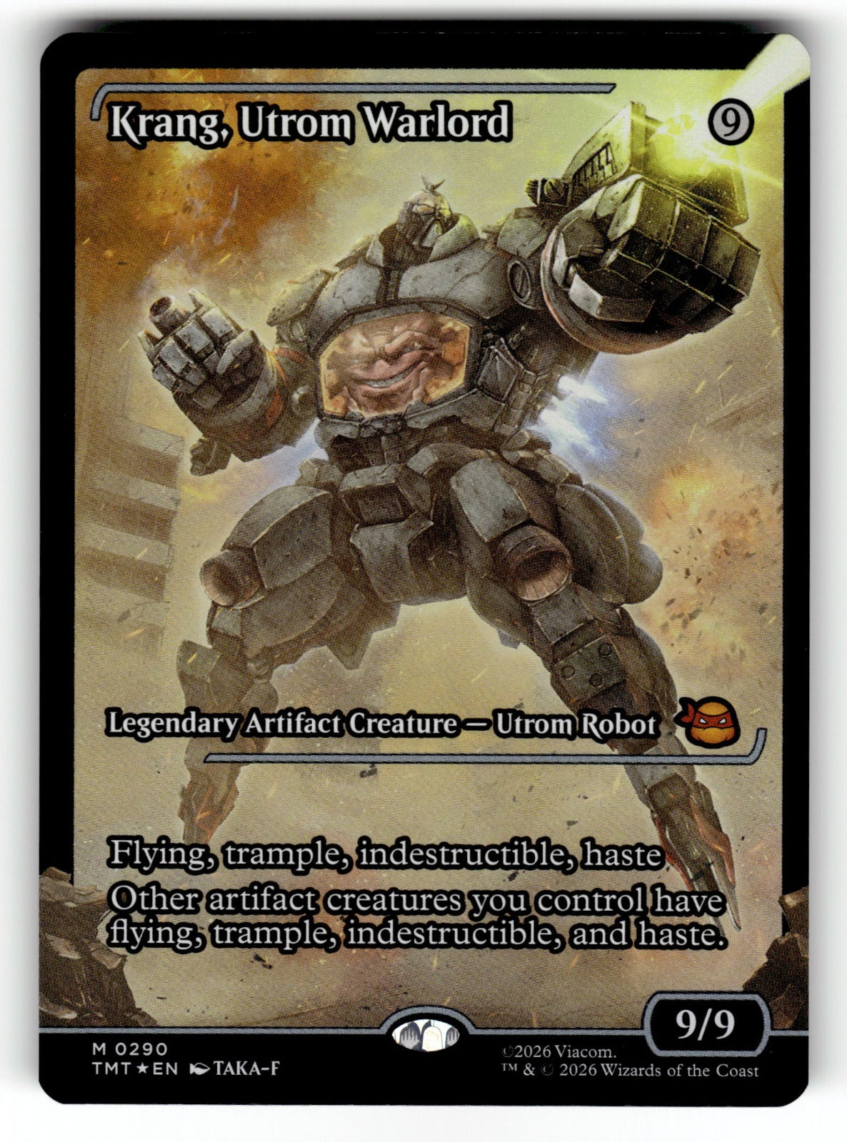 Krang, Utrom Warlord (Showcase) – 290 TMT: Teenage Mutant Ninja Turtles M FoilNM