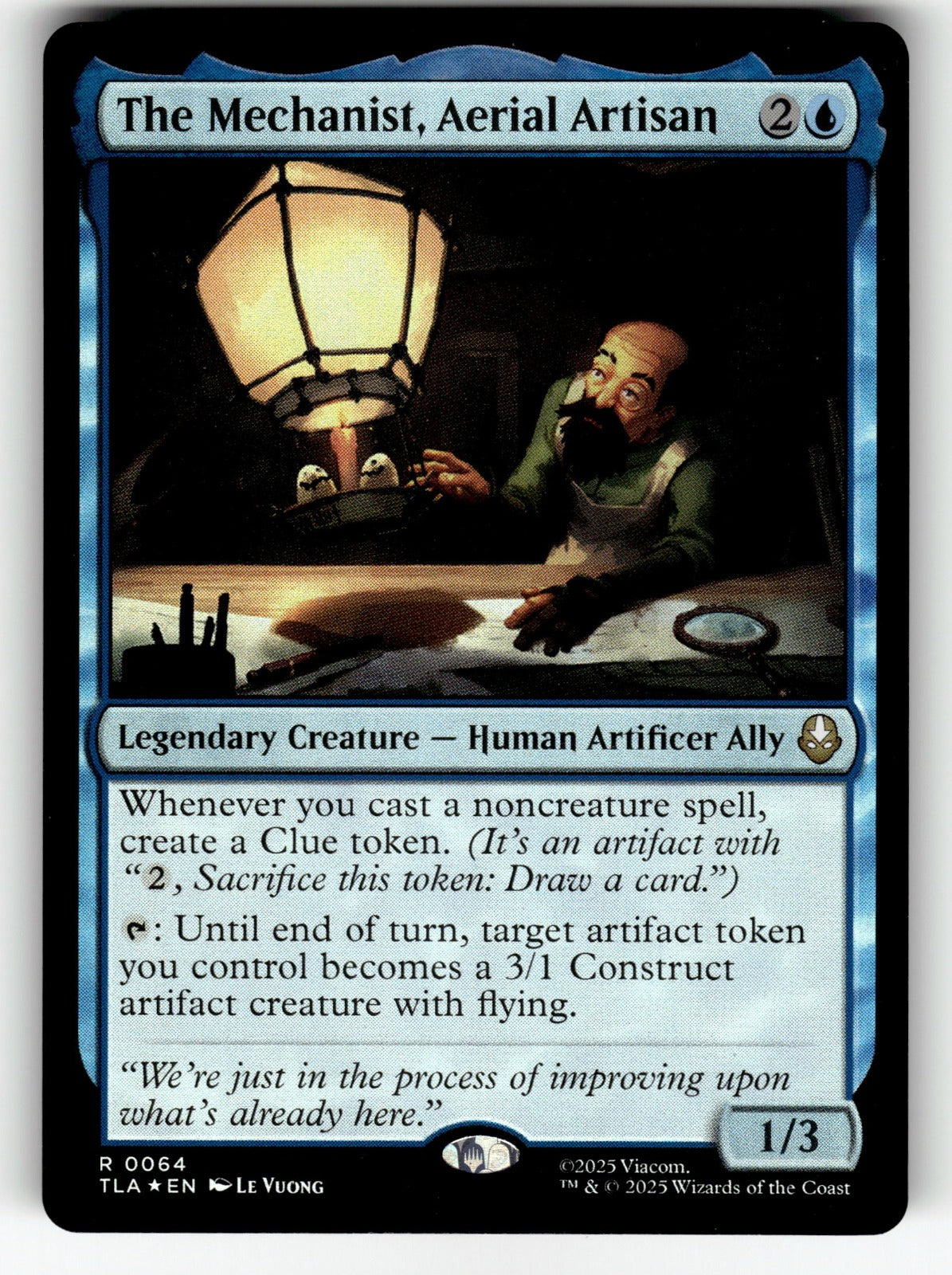 The Mechanist, Aerial Artisan – 64 TLA: Avatar: The Last Airbender R Foil NM