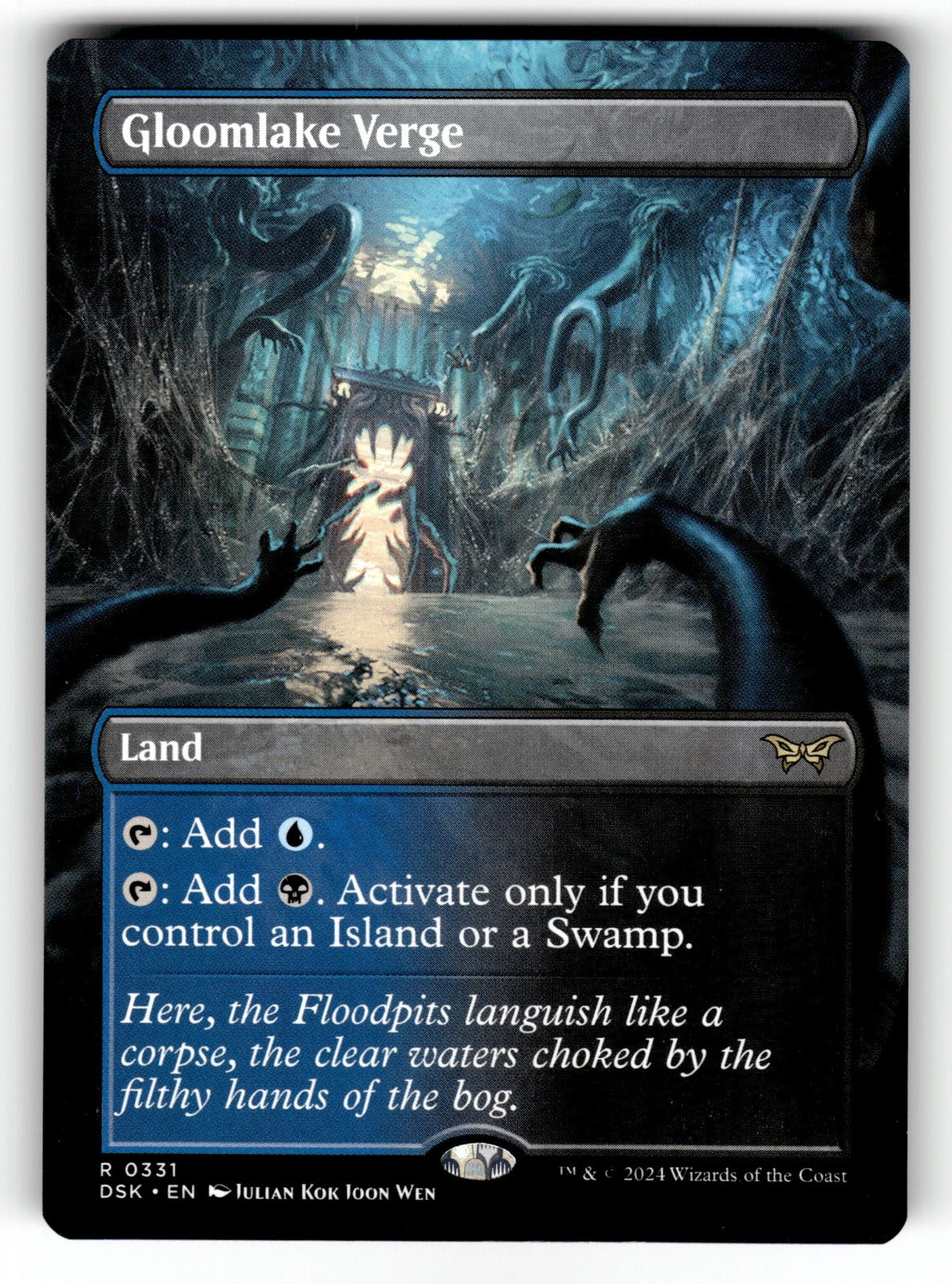 Gloomlake Verge (Borderless) – 331 DSK: Duskmourn: House of Horror R NM