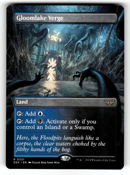 Gloomlake Verge (Borderless) – 331 DSK: Duskmourn: House of Horror R NM