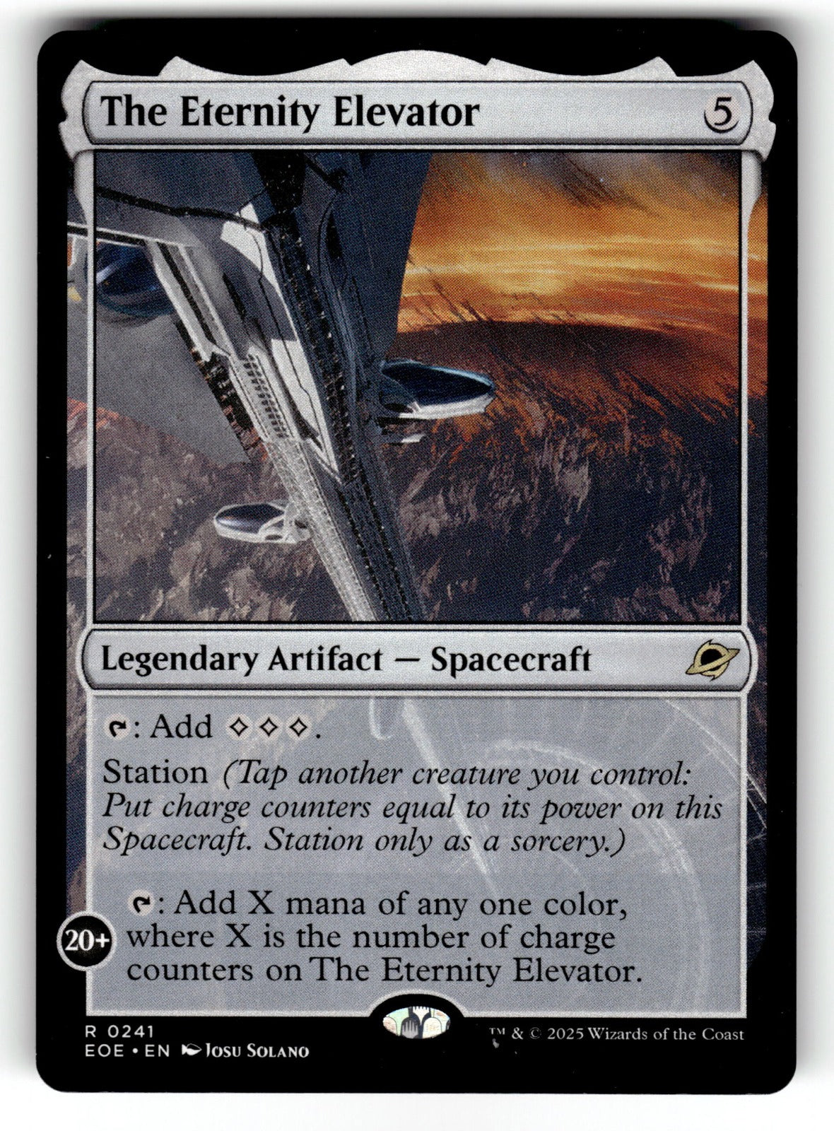 The Eternity Elevator – 241 EOE: Edge of Eternities R NM