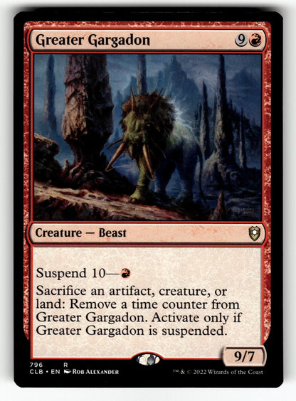 Greater Gargadon – 796 CLB: Commander Legends: Battle for Baldur's Gate R NM