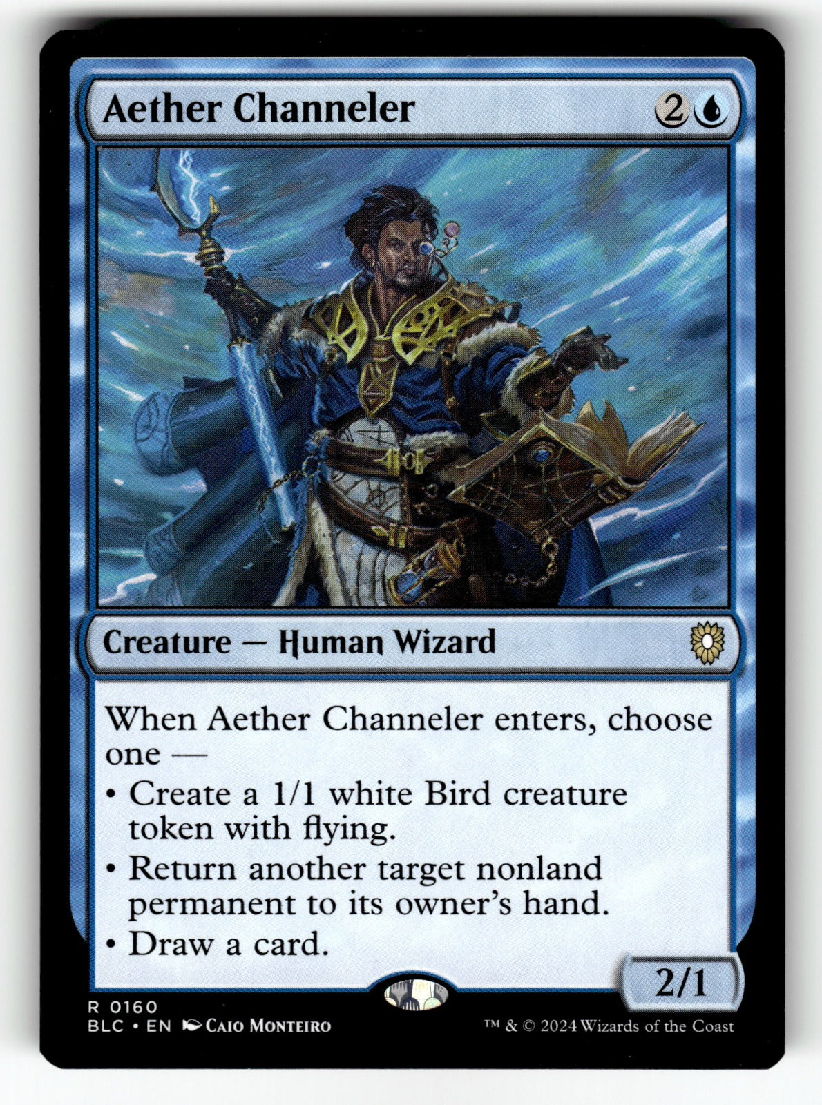 Aether Channeler – 160 BLC: Commander: Bloomburrow R NM