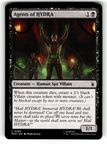 Agents of HYDRA – 85 MSH: Marvel Super Heroes C NM