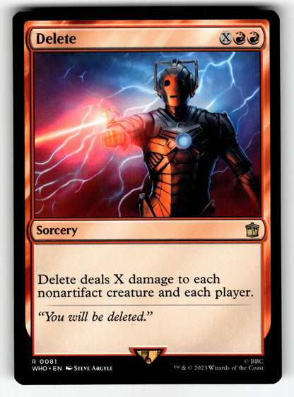 Delete – 81 WHO: Universes Beyond: Doctor Who R NM