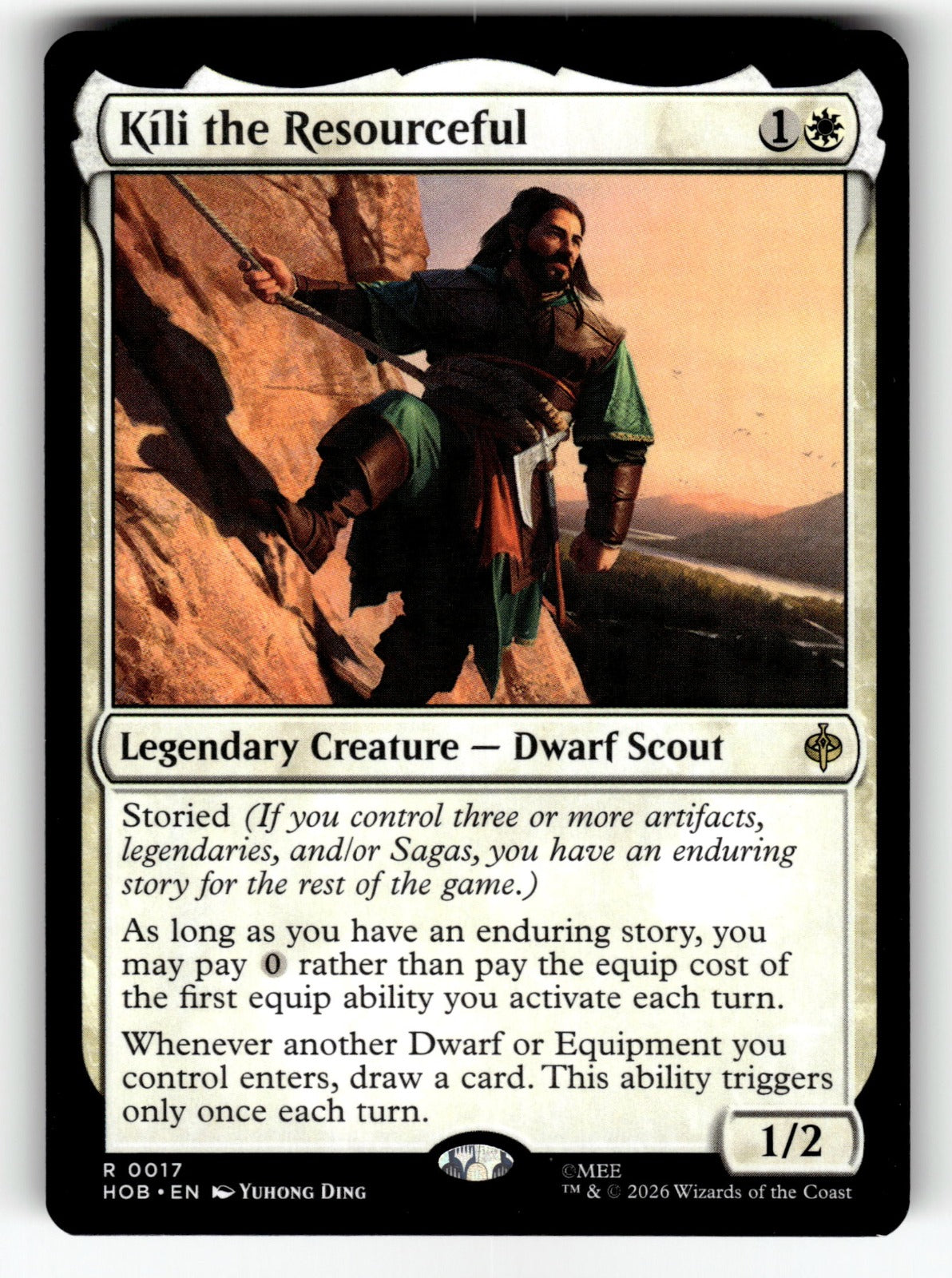 Kili the Resourceful – 17 HOB: The Hobbit R NM
