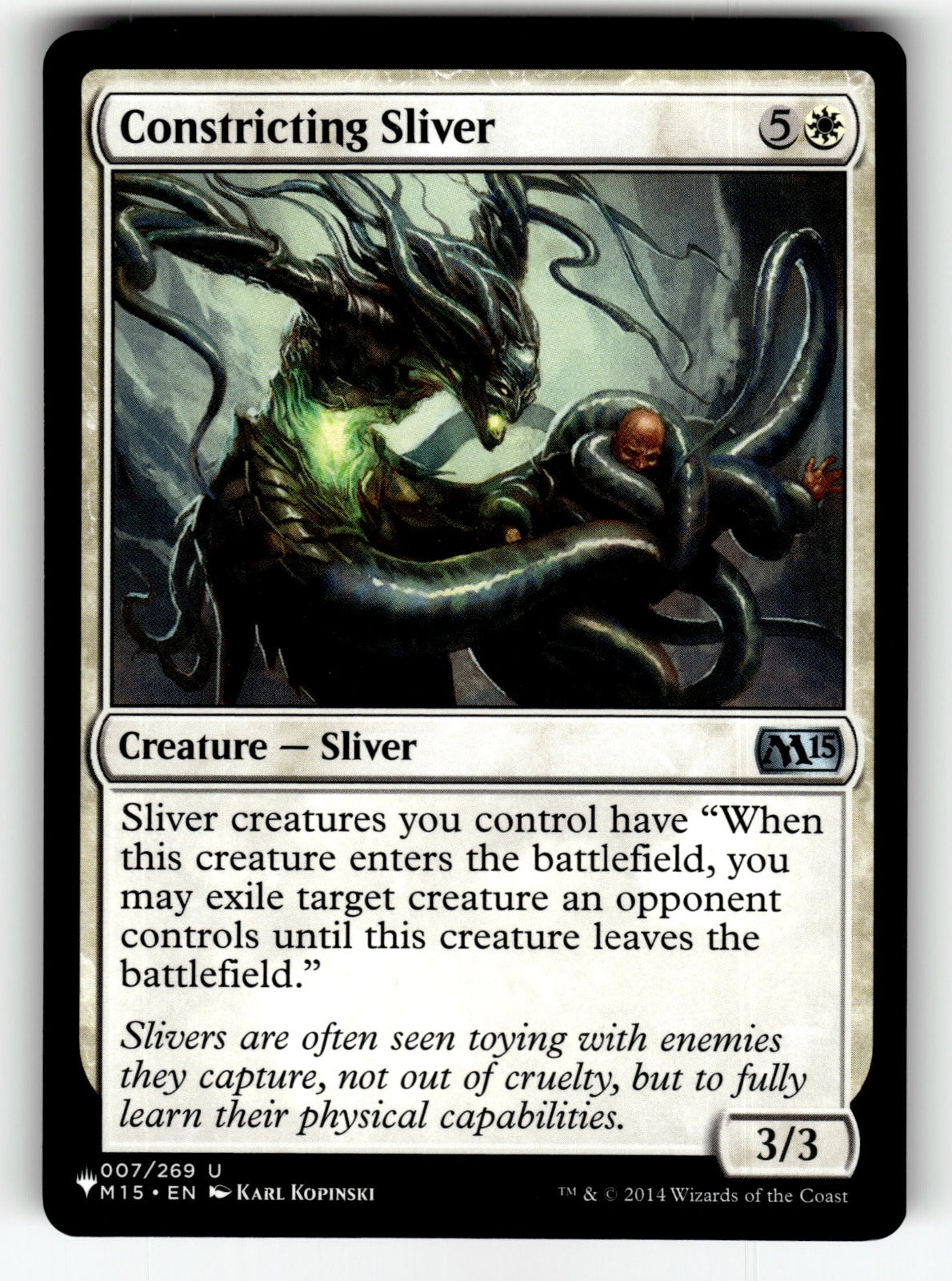 Constricting Sliver – 007/269 LIST: The List Reprints U NM