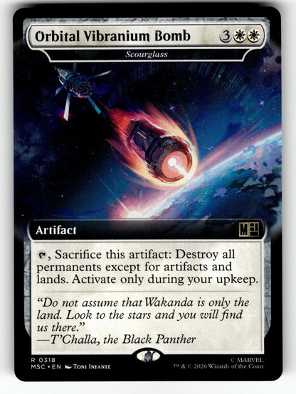 Orbital Vibranium Bomb - Scourglass (Extended Art) – 318 MSC: Commander: Marvel Super Heroes R NM