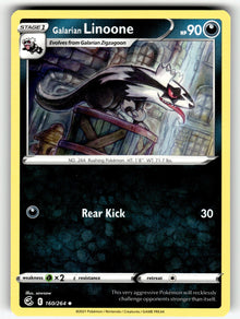 Galarian Linoone – 160/264 SWSH08: SWSH08: Fusion Strike Uncommon NM