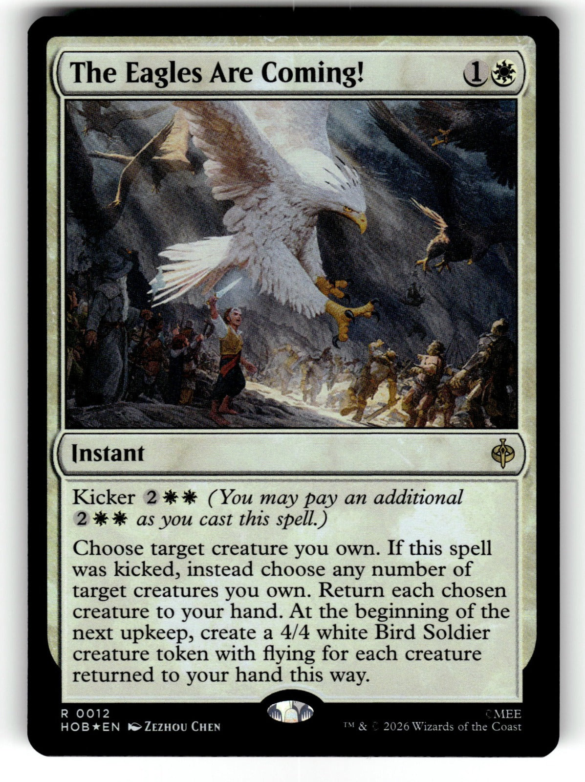 The Eagles Are Coming! – 12 HOB: The Hobbit R Foil NM