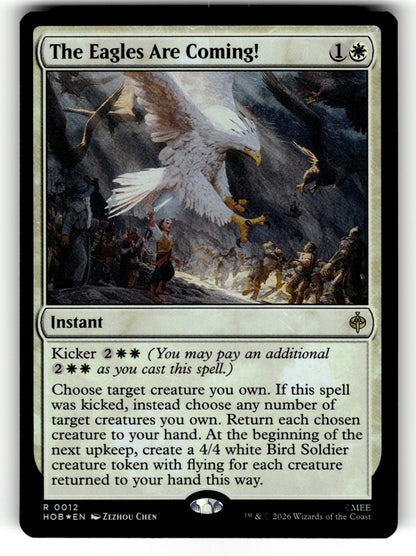The Eagles Are Coming! – 12 HOB: The Hobbit R Foil NM