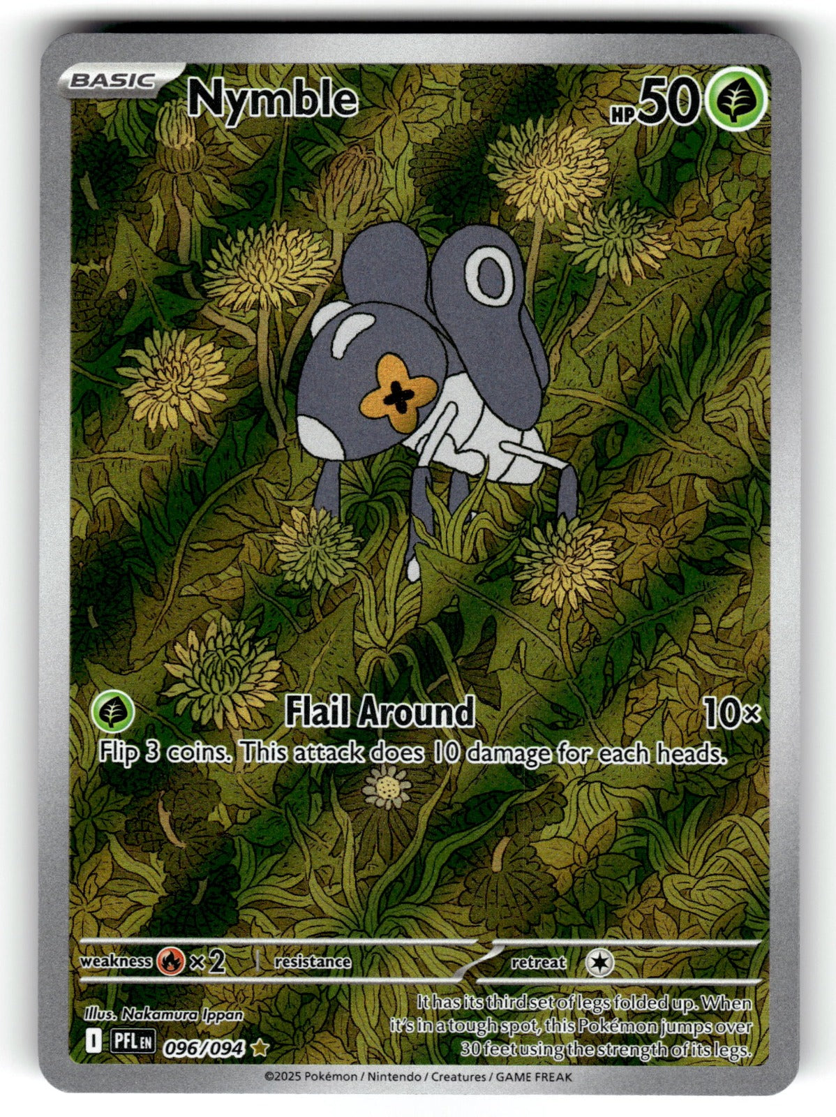 Nymble – 096/094 PFL: ME02: Phantasmal Flames Illustration Rare Holo NM