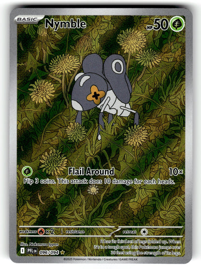 Nymble – 096/094 PFL: ME02: Phantasmal Flames Illustration Rare Holo NM