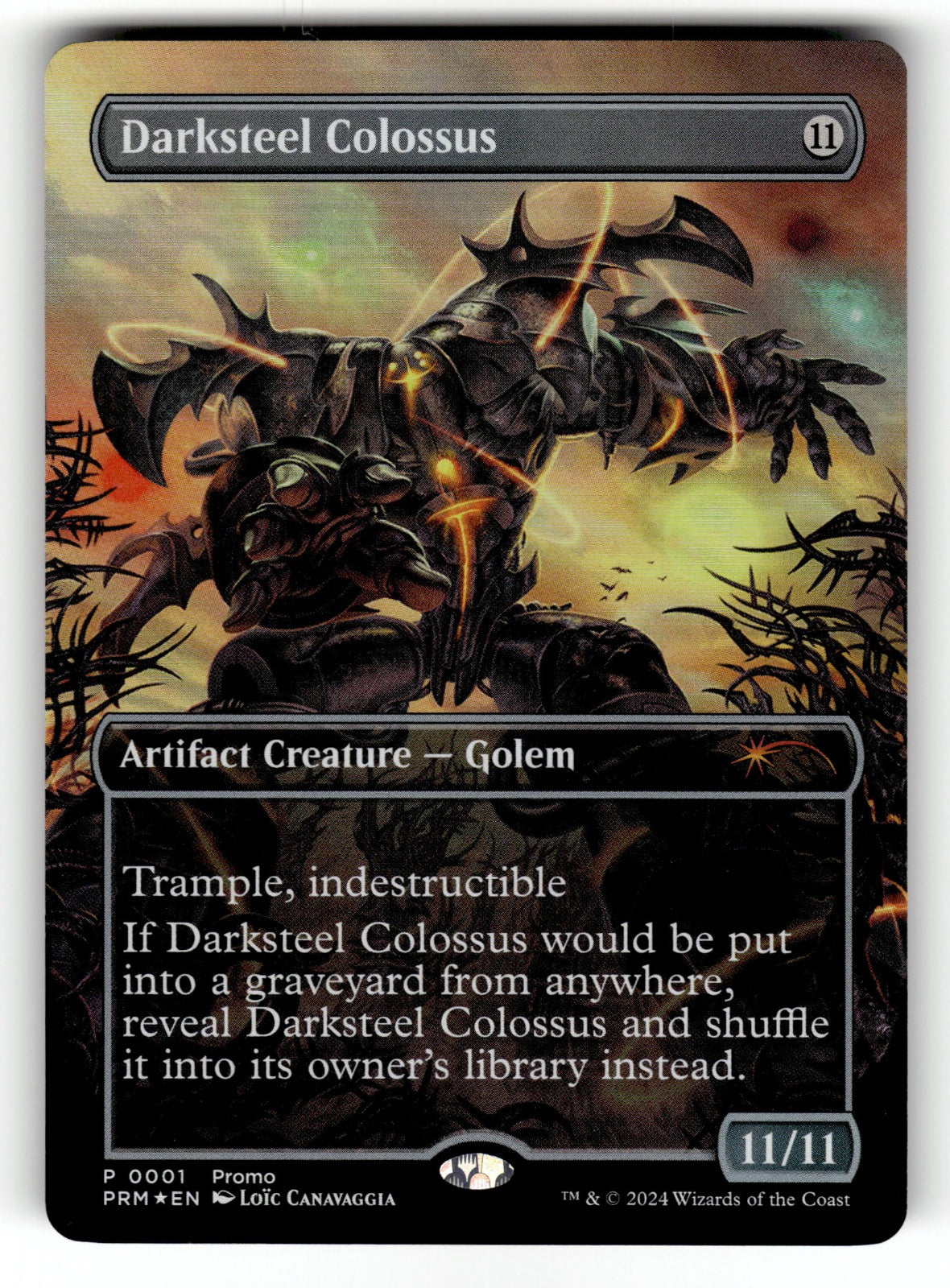 Darksteel Colossus – 1 UMP: Unique and Miscellaneous Promos P Foil NM
