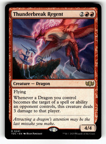 Thunderbreak Regent – 241 TDC: Commander: Tarkir: Dragonstorm R NM