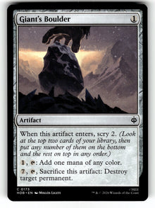 Giant's Boulder – 173 HOB: The Hobbit C NM