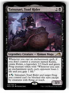 Tatsunari, Toad Rider – 123 NEO: Kamigawa: Neon Dynasty R NM