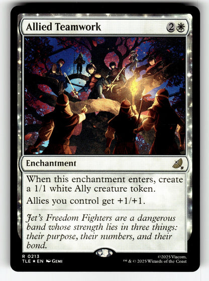 Allied Teamwork – 213 TLE: Avatar: The Last Airbender: Eternal-Legal R Foil NM