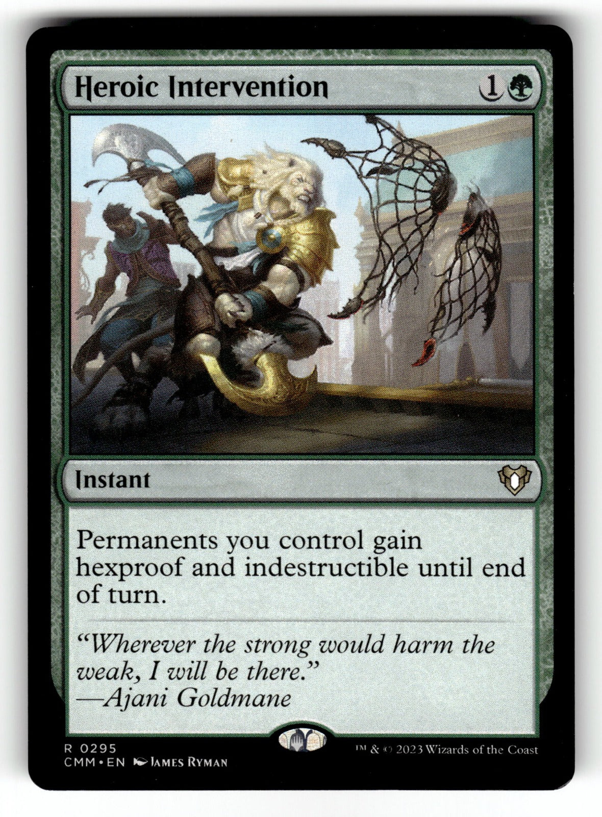 Heroic Intervention – 295 CMM: Commander Masters R LP