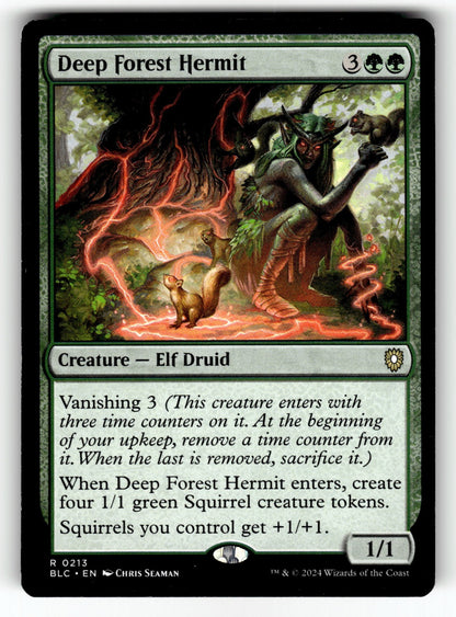 Deep Forest Hermit – 213 BLC: Commander: Bloomburrow R NM
