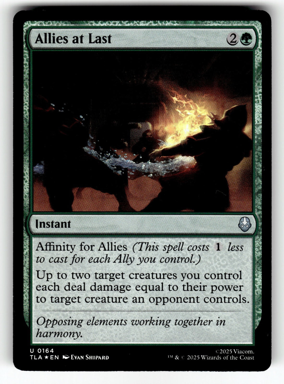 Allies at Last – 164 TLA: Avatar: The Last Airbender U Foil NM