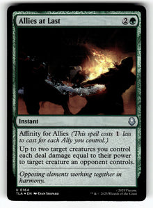Allies at Last – 164 TLA: Avatar: The Last Airbender U Foil NM