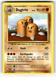 Dugtrio – 56/108 EVO: XY - Evolutions Rare NM