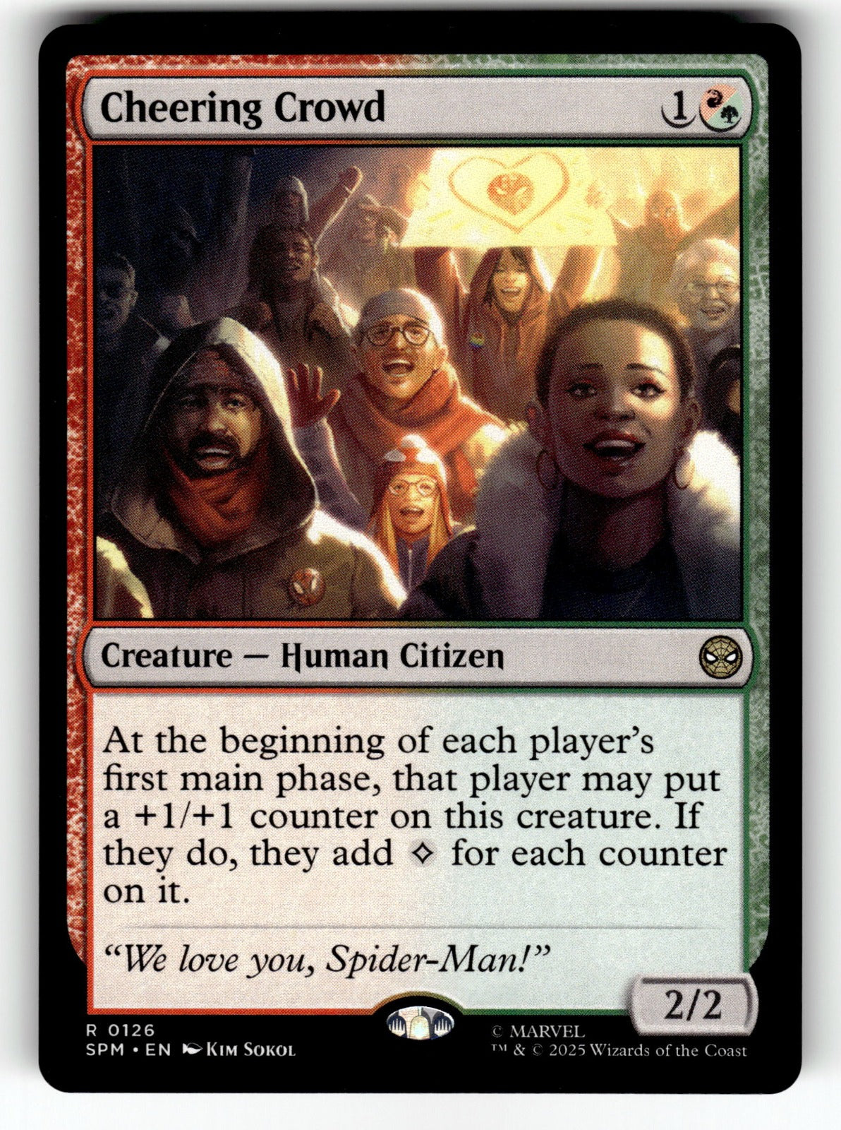 Cheering Crowd – 126 SPM: Marvel's Spider-Man R NM