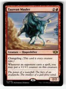 Taurean Mauler – 238 TDC: Commander: Tarkir: Dragonstorm R NM